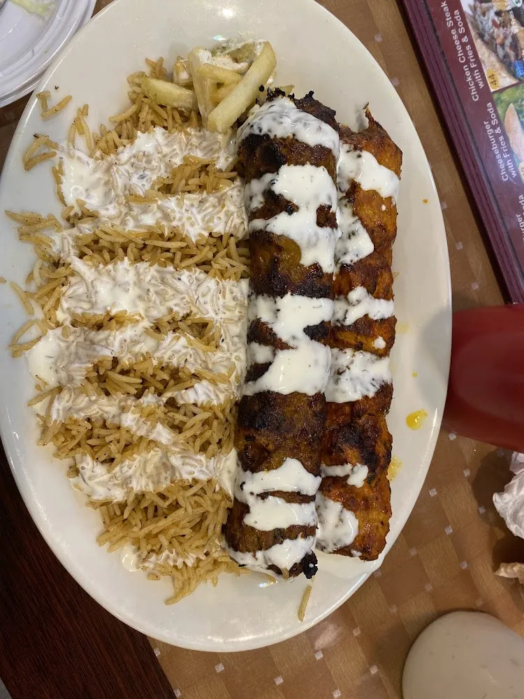 Beef Kofte Kebab Rice Pilaf